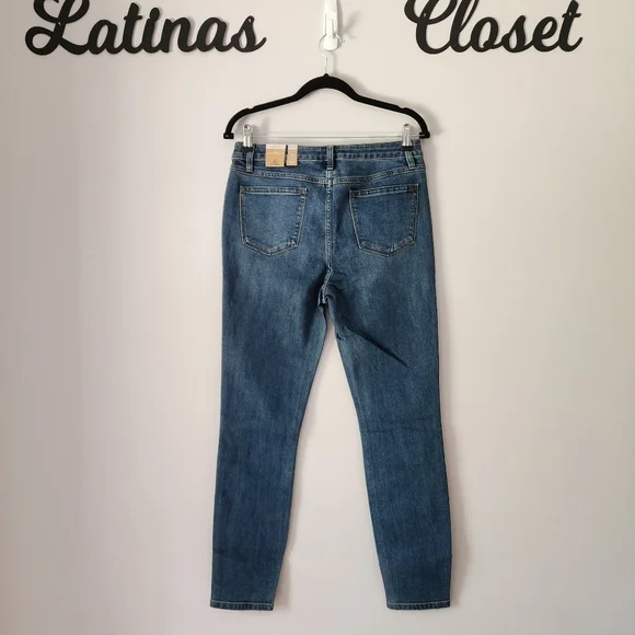 Prana Organic Cotton Sienna Skinny‎ Jeans In True Blue Size 30 NWT - Picture 7 of 11